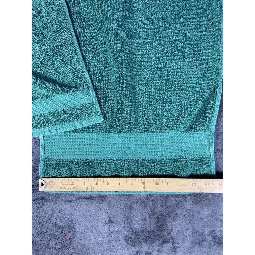 Lacoste Legend Green Supima Cotton 2 Piece Towel Set Hand Washcloth Crocodile
